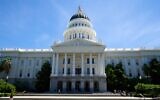 The California State Capitol building in Sacramento. (Mathieu Thouvenin/Flickr Commons via JTA)