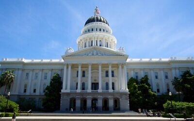 The California State Capitol building in Sacramento. (Mathieu Thouvenin/Flickr Commons via JTA) The California State Capitol building in Sacramento. (Mathieu Thouvenin/Flickr Commons via JTA)