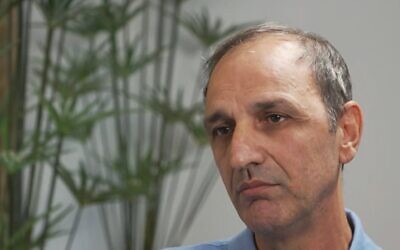 Shmulik Peleg, the maternal grandfather of Eitan Biran, in an interview broadcast September 17, 2021 (Channel 12/Screen grab) Shmulik Peleg, the maternal grandfather of Eitan Biran, in an interview broadcast September 17, 2021 (Channel 12/Screen grab)