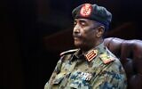 Sudan's top army general Abdel Fattah al-Burhan holds a press conference at the General Command of the Armed Forces in Khartoum on October 26, 2021. (Ashraf Shazly/AFP)