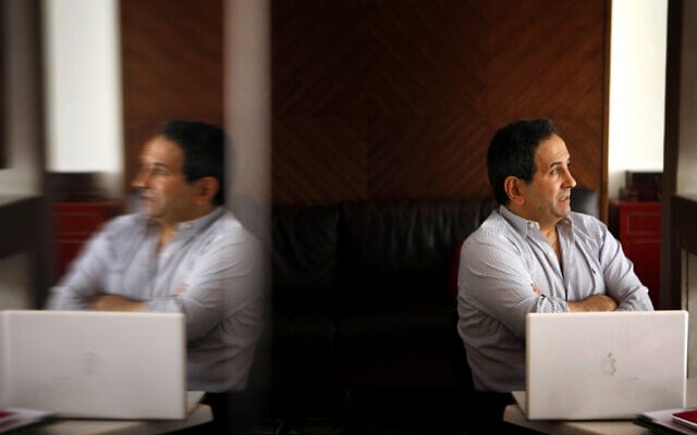 David Gerbi speaks about Libya in Johannesburg, South Africa, on March 15, 2011. (The Times/Gallo Images/Getty Images/via JTA)
