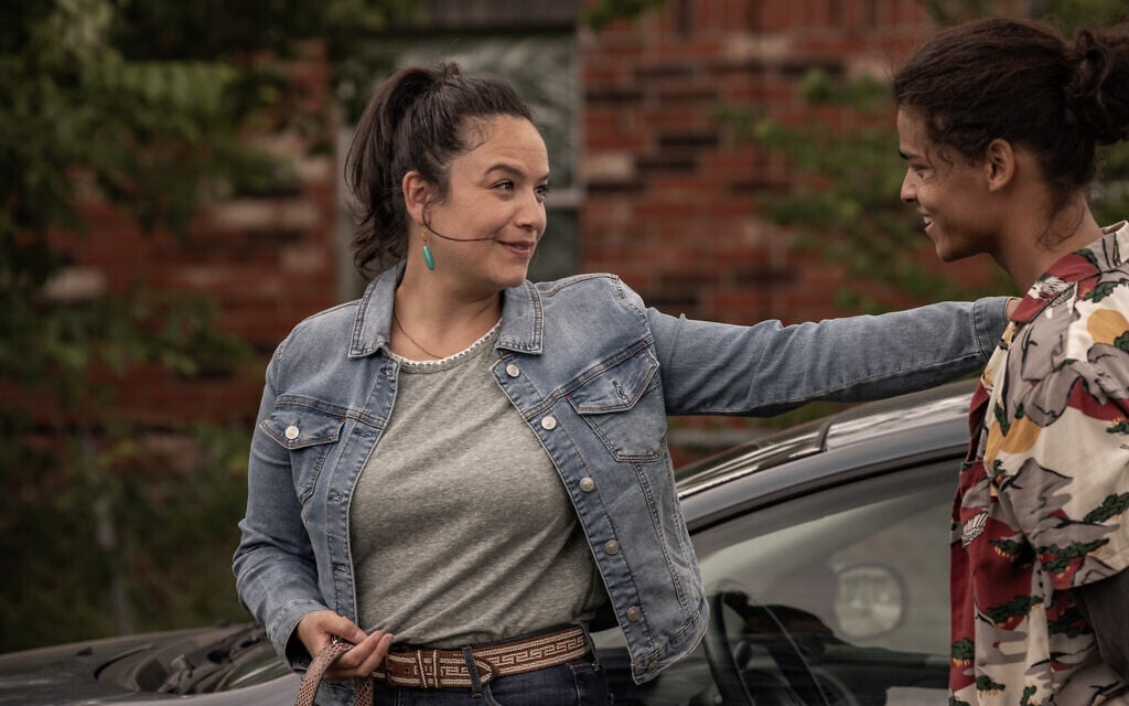 Sarah Podemski in 'Reservation Dogs.' (Shane Brown/FX via JTA) Sarah Podemski in 'Reservation Dogs.' (Shane Brown/FX via JTA)