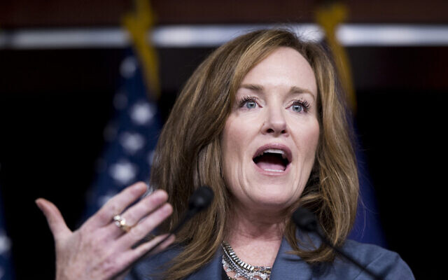 Rep. Kathleen Rice speaks during a press conference on November 16, 2017. (Bill Clark/CQ Roll Call) Rep. Kathleen Rice speaks during a press conference on November 16, 2017. (Bill Clark/CQ Roll Call)