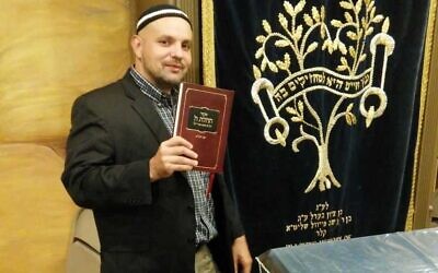 Rabbi Asher Meza, in addition to supporting anti-vaccine activists, has bucked the wider Orthodox community in other ways. (Courtesy of Meza via JTA)