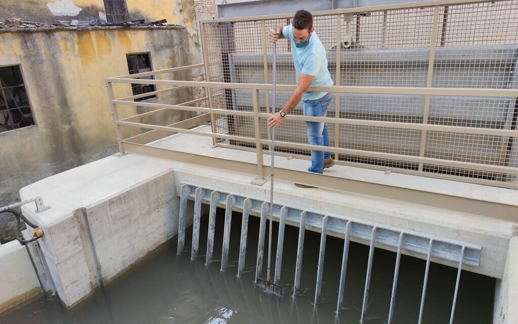 A man at work in the San Giuseppe mill in Canneto sull'Oglio, which has now been outfitted with an updated hydroelectric generator. (Courtesy)