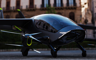 The AIR one eVOTL aircraft by Israeli startup AIR. (Courtesy/AIR)