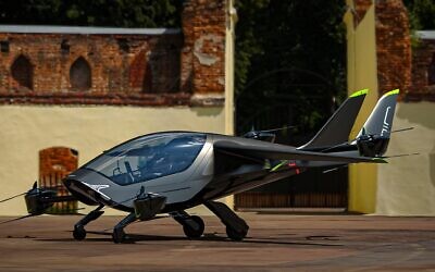 Israeli startup AIR developed an eVTOL aircraft called AIR ONE for consumer use. (AIR)