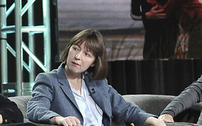 Sally Rooney takes part in a panel during the Winter 2020 Television Critics Association Press Tour on January 17, 2020, in Pasadena, California. (Richard Shotwell/ Invision/ AP)