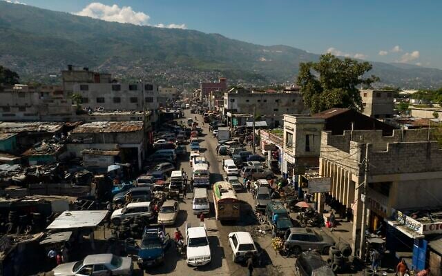 A bird's eye view of downtown Port-au-Prince, Haiti, September 30, 2021. (AP Photo/Rodrigo Abd) A bird's eye view of downtown Port-au-Prince, Haiti, September 30, 2021. (AP Photo/Rodrigo Abd)