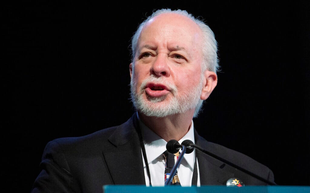 Rabbi Jeffrey Myers of the Tree of Life Synagogue in Pittsburgh, October 18, 2021. (AP Photo/Rebecca Droke) Rabbi Jeffrey Myers of the Tree of Life Synagogue in Pittsburgh, October 18, 2021. (AP Photo/Rebecca Droke)