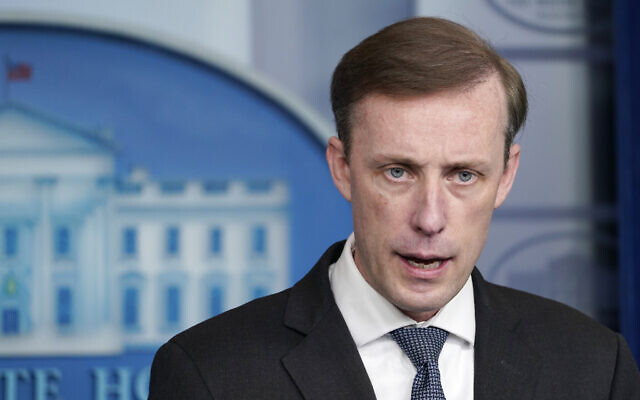 White House national security adviser Jake Sullivan speaks during the daily briefing at the White House in Washington, Oct. 26, 2021. (AP Photo/Susan Walsh) White House national security adviser Jake Sullivan speaks during the daily briefing at the White House in Washington, Oct. 26, 2021. (AP Photo/Susan Walsh)