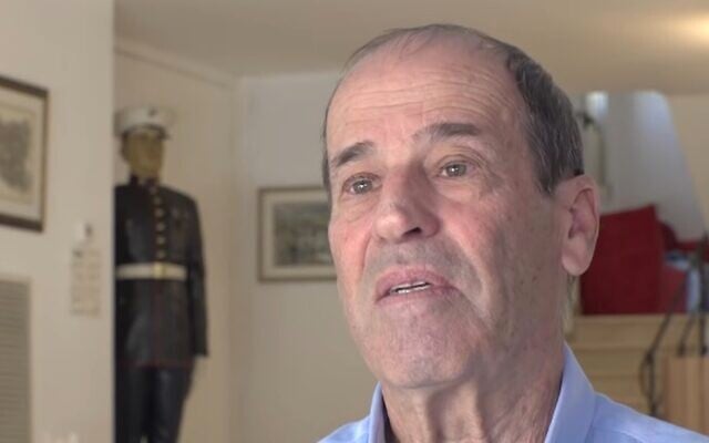 Screen capture from video of Baruch Snir, October, 2021. (YouTube)