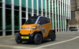 A City Transformer CT1 vehicle with the United Hatzalah colors and logo. (Illustration - City Transformer)