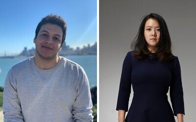 Deel co-founders Alex Bouaziz, left, and Shuo Wang. (Courtesy)