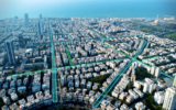An illustrative image showing electrified roads in Tel Aviv using wireless charging infrastructure tech by Israeli startup ElectReon. (ElectReon)