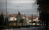 View of the northern Israeli city of Ma'alot-Tarshiha, on February 7, 2019. (Courtesy Hadas Parush/Flash90)