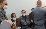 Zakaria Zubeidi arrives for a court hearing at the District Court in Nazareth, on October 24, 2021. (David Cohen/Flash90)