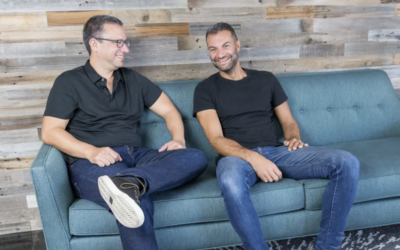 TripActions founders Ariel Cohen, CEO (left) and Ilan Twig. (Courtesy)