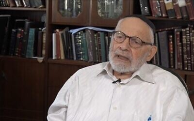 David Sompolinsky in 2018. (Screenshot/YouTube)