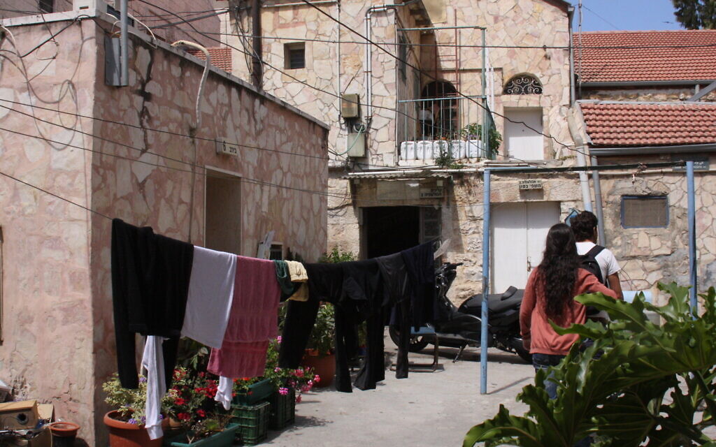 The Mishkenot Yisrael neighborhood in Jerusalem, now part of the larger neighborhood know as Nahlaot, was one of the first to be built outside Old City walls in 1875. (Shmuel Bar-Am)