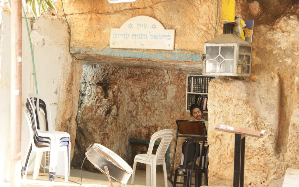 The cave at the tomb of Simeon the Righteous in Jerusalem. (Shmuel Bar-Am)