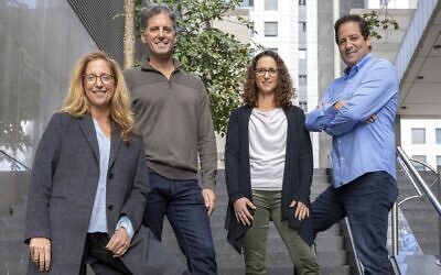 TLV Partners is managed by (left to right): Rona Segev, Eitan Bek, Adi Yarel-Toledano, and Shahar Tzafrir. (Eyal Tueg)