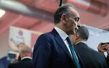 French far-right media pundit Eric Zemmour looks on as he visits the 'Made in France' fair at the Porte de Versailles, in Paris, on November 14, 2021. (Thomas Samson / AFP)