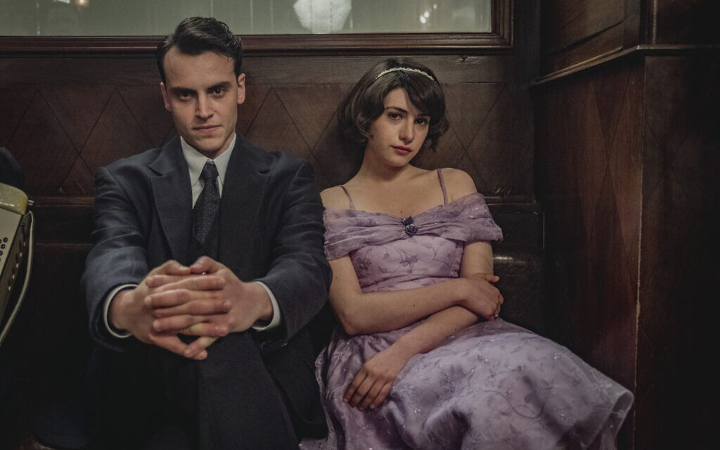 Ilker Kiliç (left) as Mordo, and Asude Kalebek as Raşel in 'The Club.' (Netflix/via JTA)