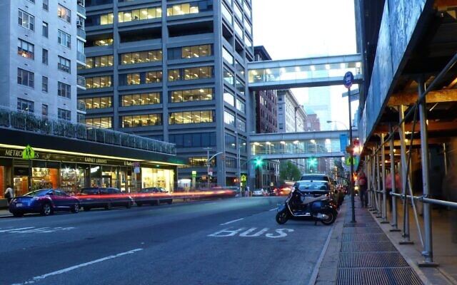 A view of Hunter College in New York City. (Matthew Rutledge/Flickr Commons/via JTA)