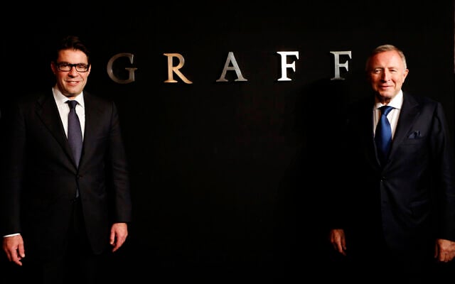 In this Monday, May 21, 2012 file photo, Graff Diamonds Founder and Chairman Laurence Graff, right, and CEO Francois Graff stands before attending an IPO roadshow in Hong Kong. (AP Photo/Vincent Yu, File) In this Monday, May 21, 2012 file photo, Graff Diamonds Founder and Chairman Laurence Graff, right, and CEO Francois Graff stands before attending an IPO roadshow in Hong Kong. (AP Photo/Vincent Yu, File)