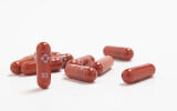 This undated image provided by Merck shows its new antiviral medication against COVID-19. (Merck via AP)