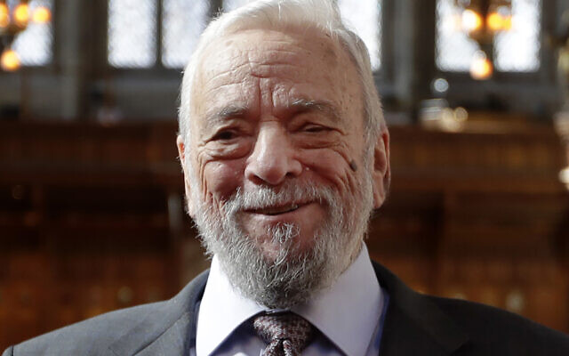 Composer and lyricist Stephen Sondheim poses after being awarded the Freedom of the City of London at a ceremony at the Guildhall in London, on Sept. 27, 2018. Sondheim, the songwriter who reshaped the American musical theater in the second half of the 20th century, has died at age 91 on Nov. 26, 2021, at his home in Roxbury, Conn. (AP Photo/Kirsty Wigglesworth, File) Composer and lyricist Stephen Sondheim poses after being awarded the Freedom of the City of London at a ceremony at the Guildhall in London, on Sept. 27, 2018. Sondheim, the songwriter who reshaped the American musical theater in the second half of the 20th century, has died at age 91 on Nov. 26, 2021, at his home in Roxbury, Conn. (AP Photo/Kirsty Wigglesworth, File)