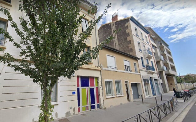 The entrance to the College/Lycee Juive de Lyon. (Google via JTA) The entrance to the College/Lycee Juive de Lyon. (Google via JTA)