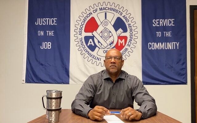 Screen capture from video of Kansas local labor leader Cornell Beard, August 2020. (YouTube) Screen capture from video of Kansas local labor leader Cornell Beard, August 2020. (YouTube)