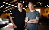 Lemonade founders Shai Wininger, left, and Daniel Schreiber. (Ben Kelmer)