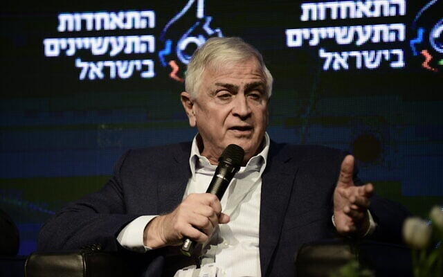 Strauss Group CEO Giora Bardea attends a conference in Tel Aviv, on December 2, 2019. (Tomer Neuberg/Flash90) Strauss Group CEO Giora Bardea attends a conference in Tel Aviv, on December 2, 2019. (Tomer Neuberg/Flash90)
