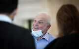 Likud MK Haim Katz attends a hearing at the Supreme Court in Jerusalem on September 3, 2020. (Noam Revkin Fenton/ Flash90)