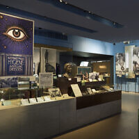 A view of the new Holocaust gallery at London's Imperial War Museum, September 30, 2021. (Courtesy of the IWM)