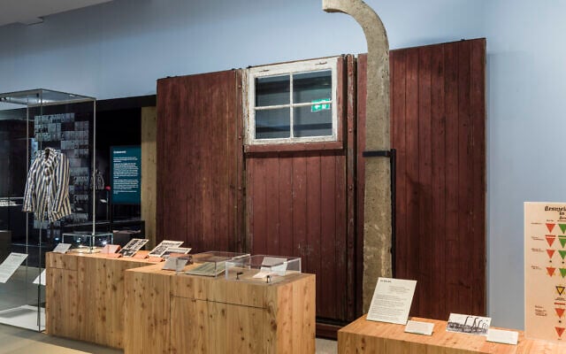 A view of the new Holocaust gallery at London's Imperial War Museum, September 30, 2021. (Courtesy of the IWM)