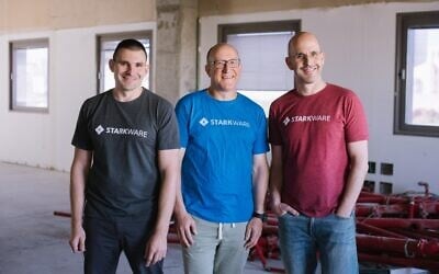 StarkWare founders from left to right: Michael Riabzev, Eli Ben-Sasson, Uri Kolodny. (StarkWare)