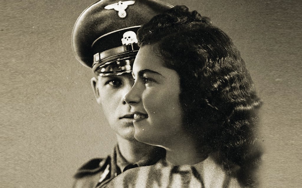 The photomontaged pictures of Helena Citron and Frank Wunsch, an Auschwitz prisoner and her SS officer who pursued a romance in the concentration camp, now the subject of an award-winning documentary, 'Love It Was Not" (Courtesy Love It Was Not) The photomontaged pictures of Helena Citron and Frank Wunsch, an Auschwitz prisoner and her SS officer who pursued a romance in the concentration camp, now the subject of an award-winning documentary, 'Love It Was Not" (Courtesy Love It Was Not)