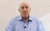 Shufersal CEO Itzhak Aberkohen speaks in a video statement released on November 5, 2021. (Screen capture)