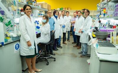 The team developing the MigVax vaccine in the Galilee (courtesy of MigVax)
