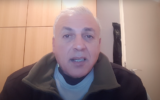 Screen capture from video of Yitzhak 'Jackie' Edry, February 2020. (YouTube)