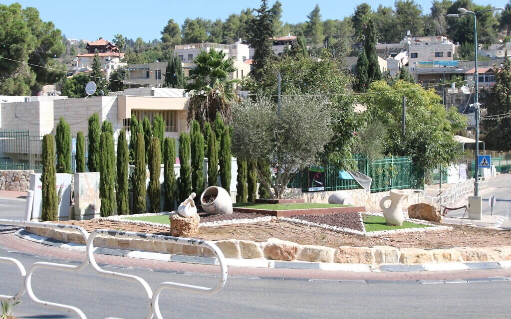 A view of Abu Ghosh, October 2021. (Shmuel Bar-Am)