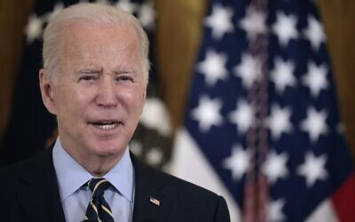 US President Joe Biden delivers remarks at the White House in Washington, DC, December 6, 2021. (CHIP SOMODEVILLA / GETTY IMAGES NORTH AMERICA / Getty Images via AFP)