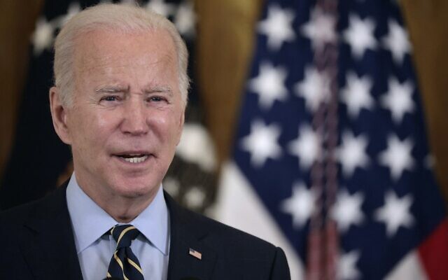 US President Joe Biden delivers remarks at the White House in Washington, DC, December 6, 2021. (CHIP SOMODEVILLA / GETTY IMAGES NORTH AMERICA / Getty Images via AFP) US President Joe Biden delivers remarks at the White House in Washington, DC, December 6, 2021. (CHIP SOMODEVILLA / GETTY IMAGES NORTH AMERICA / Getty Images via AFP)