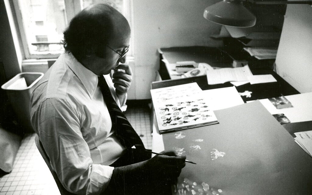 Milton Glaser’s designs came from a deep love and appreciation for the city, and they championed the idea that art can exist anywhere. As the New York Times wrote on Milton Glaser’s 90th birthday, 'no one hearts NY quite like Milton Glaser.' (Cosmos Sarchiapone/via JTA)