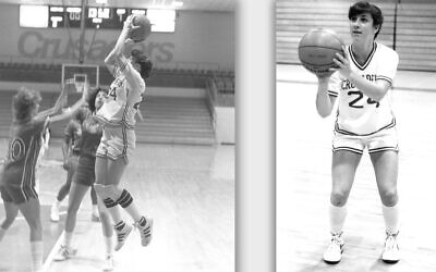 Sherry Levin set several program records at Holy Cross. (Holy Cross/ via JTA)