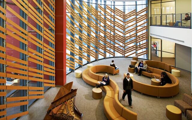 The Henry Madden Library at California State University (Cary Edmondson via JTA)